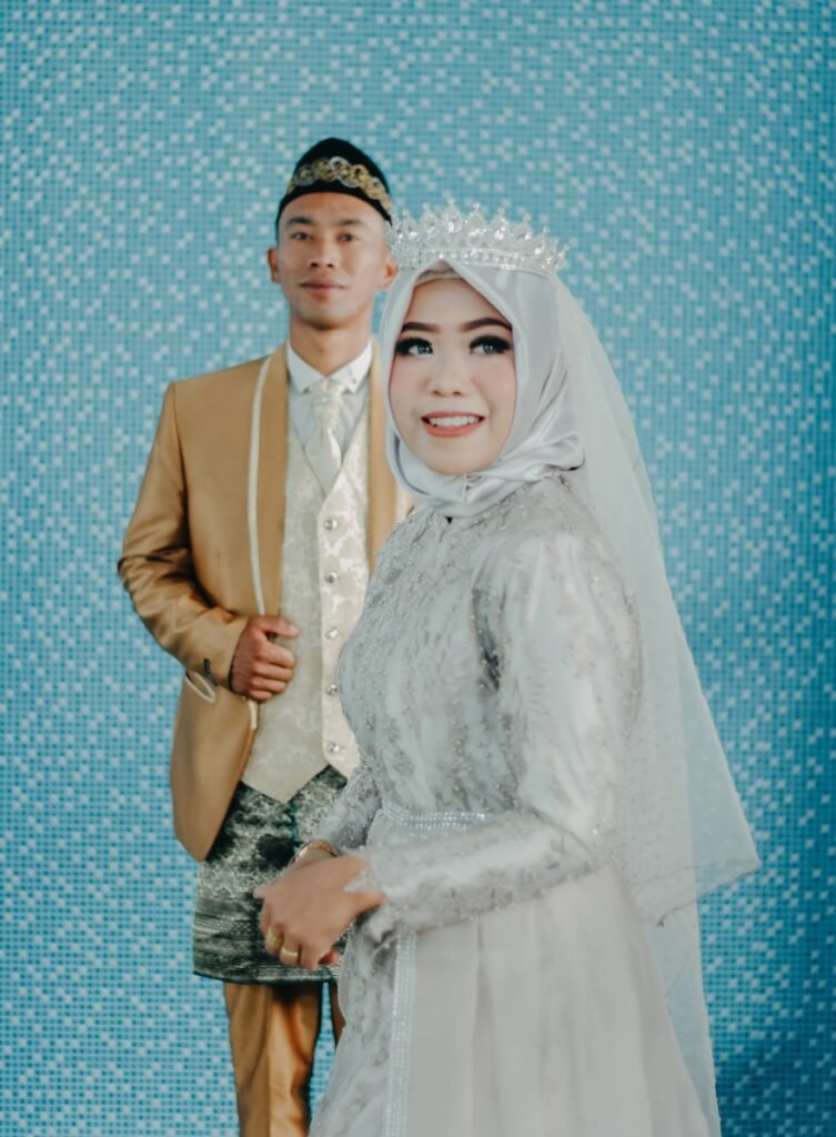 man and woman standing